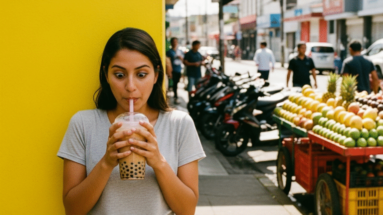 Té de perlas con leche en San José Costa Rica bobabocateacom Vaso de té de perlas con leche y pajilla ancha en San José