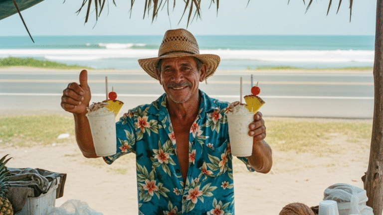 Té con leche piña colada con hielo y frutas tropicales bobabocateacom Vaso de té con leche piña colada con hielo y trozos de piña y coco