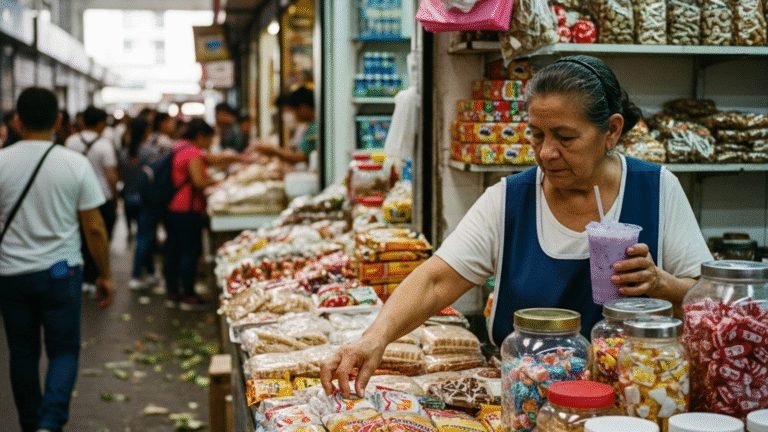 Vaso de té de taro con leche en mercado de San José bobabocateacom Vaso transparente con té de taro con leche morado y hielo en un mercado típico
